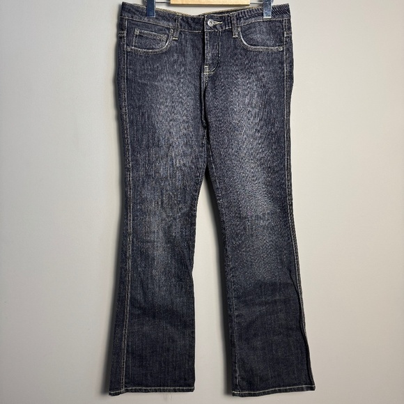 Vintage Buffalo Jeans Womens PINK-X Low-Rise Bootcut Jeans Gray/Black Sz 29 - Picture 1 of 16